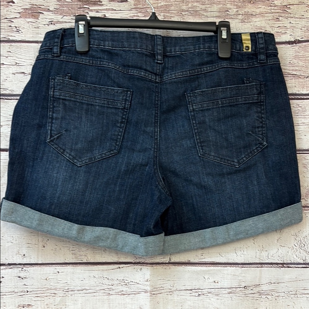 LC Lauren Conrad Dark Indigo Denim Shorts - Picture 6 of 8